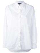 Kristensen Du Nord - Curved Hem Shirt - Women - Cotton/spandex/elastane - 2, White, Cotton/spandex/elastane