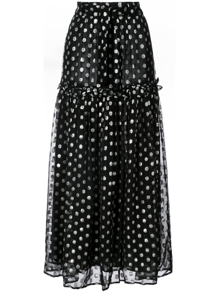 Dodo Bar Or - Sebastian Skirt - Women - Viscose/metallic Fibre - 42, Black, Viscose/metallic Fibre