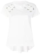 Sacai Drawstring Shoulder T-shirt - White