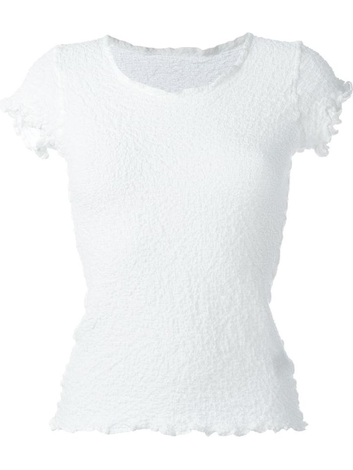 Issey Miyake Cauliflower Crinkled Effect T-shirt