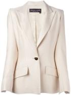 Jean Louis Scherrer Pre-owned Classic Single Button Blazer - Neutrals
