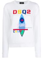 Dsquared2 Surf Camp Print Sweatshirt - White