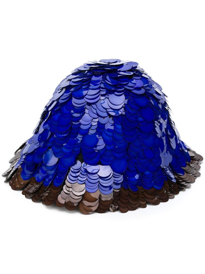 Marni Beaded Bucket Hat - Blue