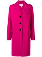 Marc Jacobs Single Breasted Coat - Pink & Purple