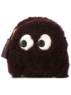 Anya Hindmarch 'pacman' Purse, Women's, Red, Sheep Skin/shearling