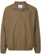 Monkey Time Checked Bomber Jacket - Brown