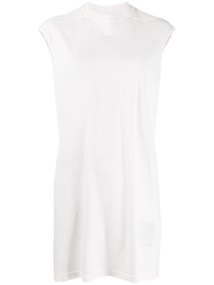 Rick Owens Drkshdw Long Line Vest - White