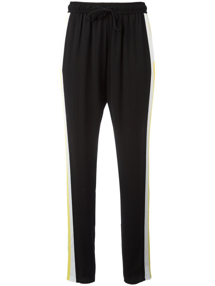 Blugirl Slim-fit Trousers, Women's, Size: 42, Black, Polyester/spandex/elastane