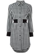 Opening Ceremony Plaid Dress, Women's, Size: Small, Black, Polyester/spandex/elastane/viscose