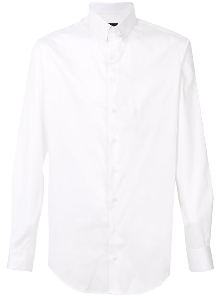 Giorgio Armani Plain Shirt - White