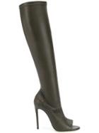 Victoria Beckham Opaz Thigh-high Boots - Green