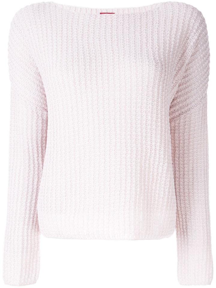 Des Prés Chunky Knit Jumper - Pink