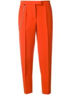 Bottega Veneta Chain Detail Tapered Trousers - Orange
