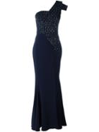 Antonio Berardi Embellished One Shoulder Dress