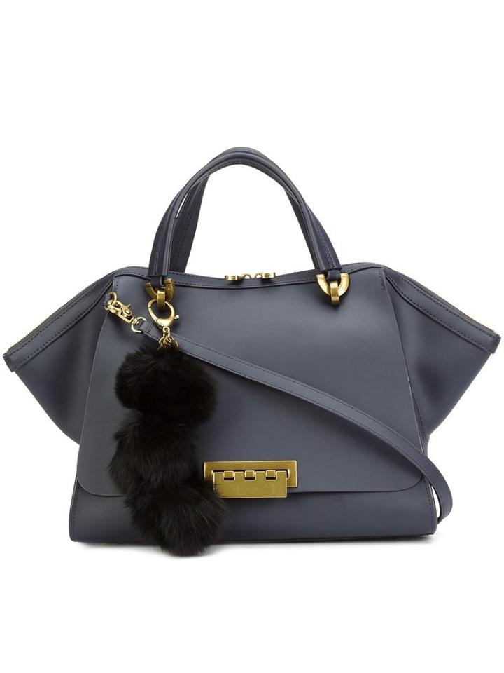 Zac Zac Posen Twist Fastening Large Tote, Women's, Blue