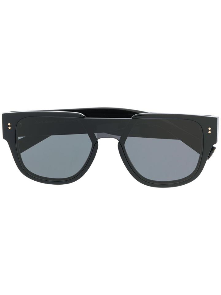 Dolce & Gabbana Eyewear Domenico Mask Square-frame Sunglasses - Black