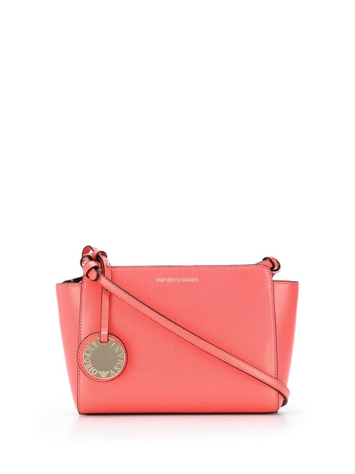 Emporio Armani Logo Charm Crossbody Bag - Pink