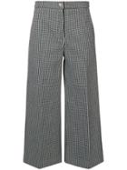 Msgm Houndstooth Trousers - Blue