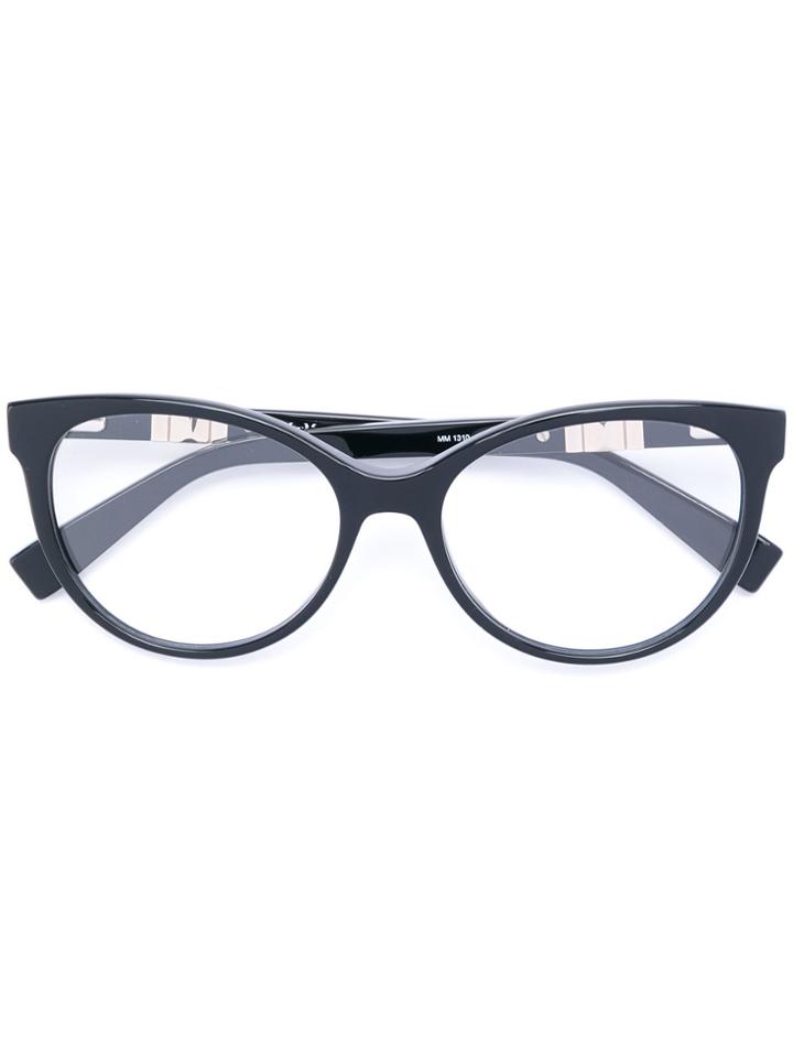 Max Mara Round Frame Glasses - Black