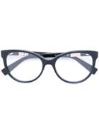 Max Mara Round Frame Glasses - Black