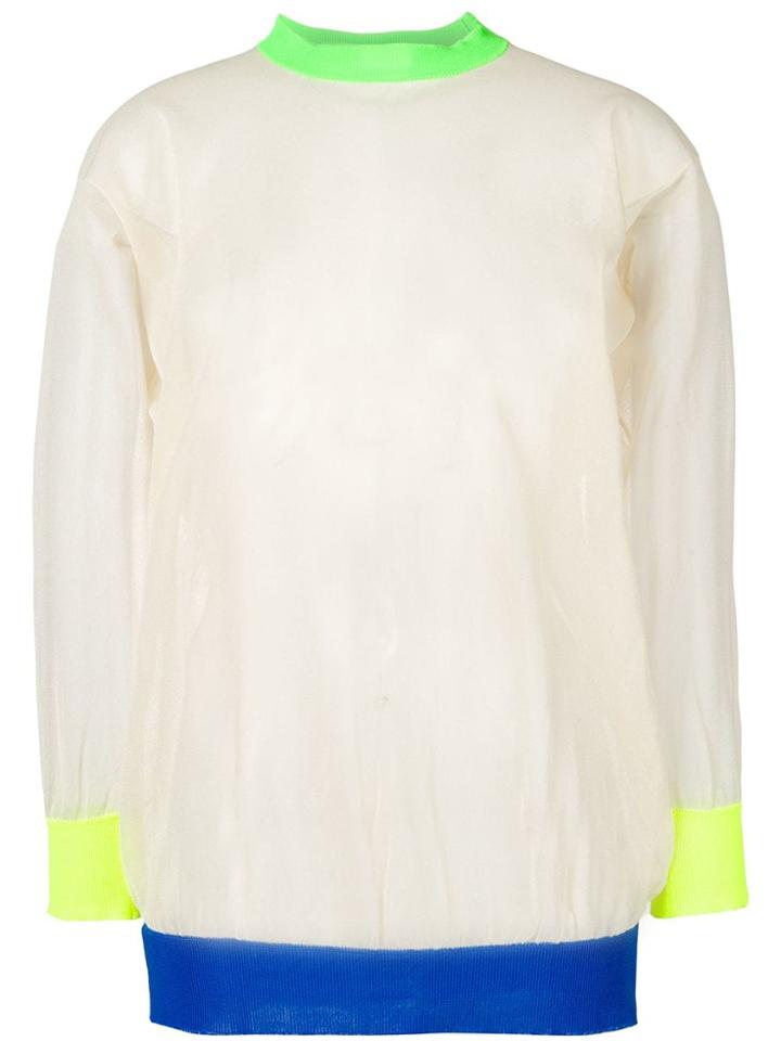 Maison Flaneur Colour-block Jumper - Neutrals