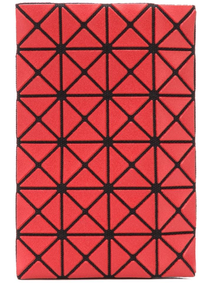 Bao Bao Issey Miyake Oyester Bifold Wallet - Red