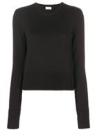 Saint Laurent Round-neck Sweater - Black