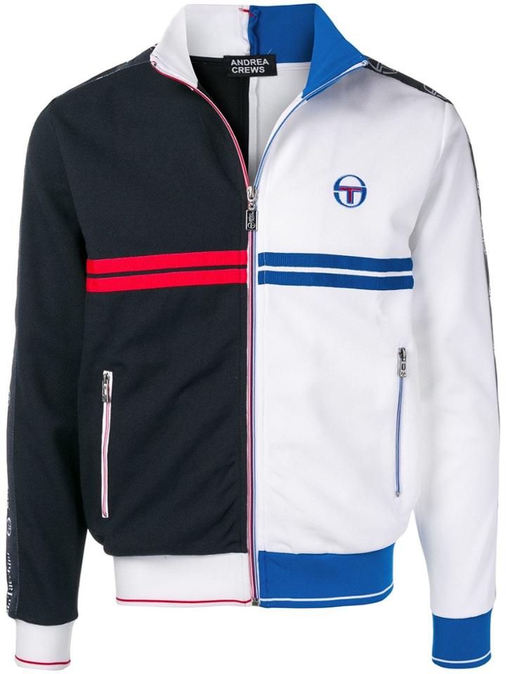 Sergio Tacchini Two-tone Zipped Jacket - Blue