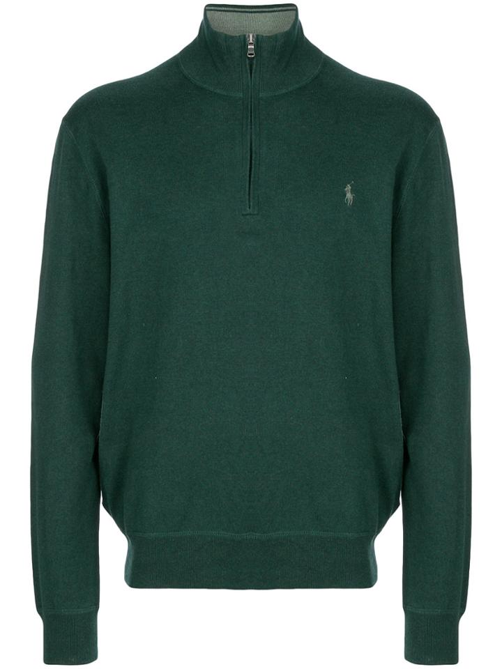 Polo Ralph Lauren Zip Turtleneck Sweater - Green