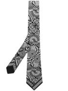 Versace Printed Tie - Black