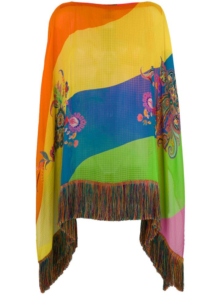 Etro Draped Stripe Blouse - Multicolour
