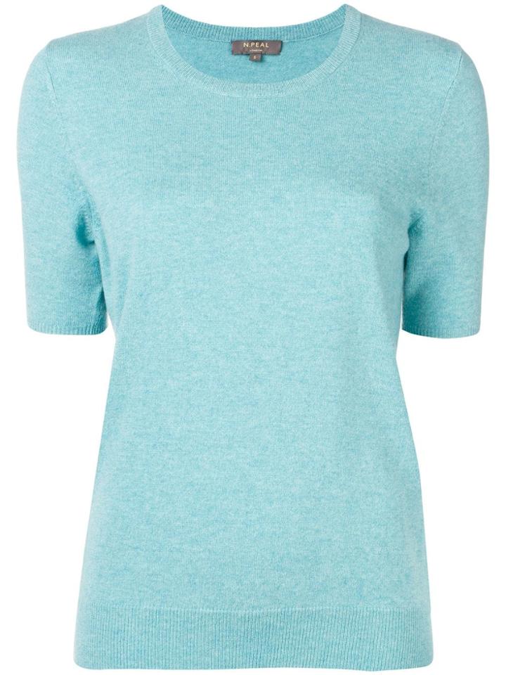 N.peal Shortsleeved Jumper - Blue