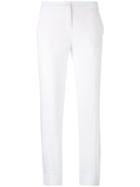 Etro - Slim-fit Pants - Women - Silk/spandex/elastane - 38, White, Silk/spandex/elastane