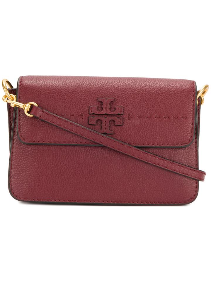 Tory Burch Flap Shoulder Bag - Pink & Purple