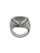 Yohji Yamamoto Silver Vampire Engraved Ring