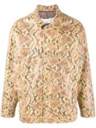 Martine Rose Python Skin Print Oversized Jacket, Men's, Size: Xs, Brown, Leather/acetate/viscose