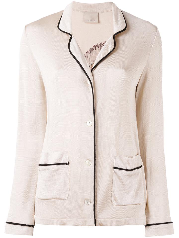 Laneus Knit Cardigan Blazer - Nude & Neutrals