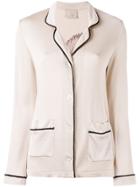 Laneus Knit Cardigan Blazer - Nude & Neutrals