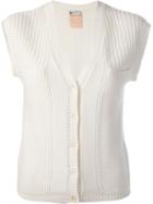 Courrèges Vintage Knit Cardigan, Women's, Size: 36, Nude/neutrals