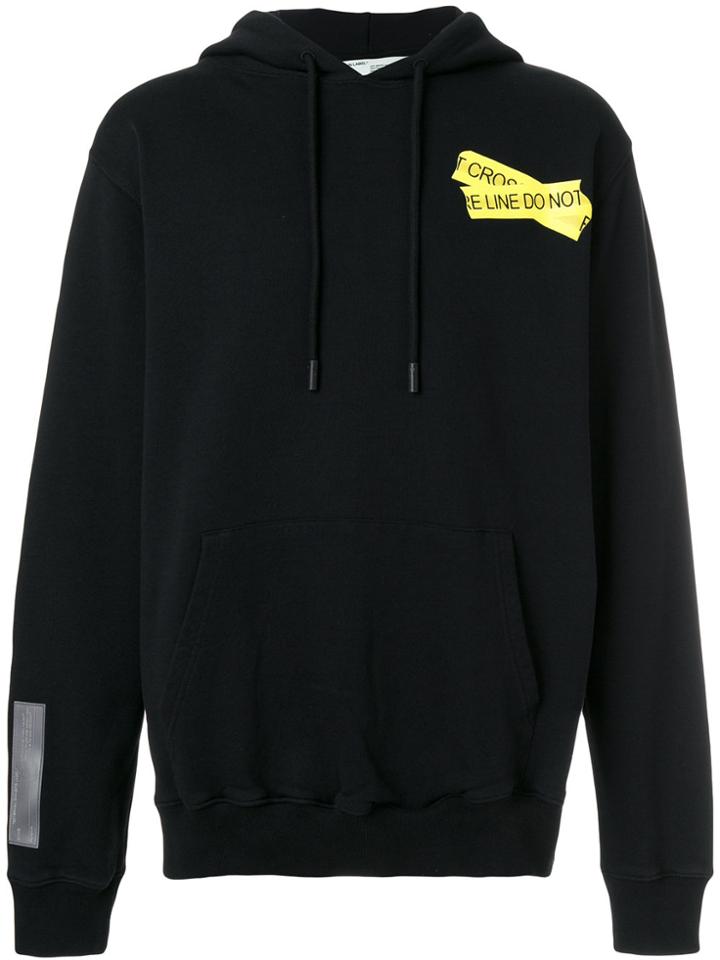 Off-white Firetape Hoodie - Black