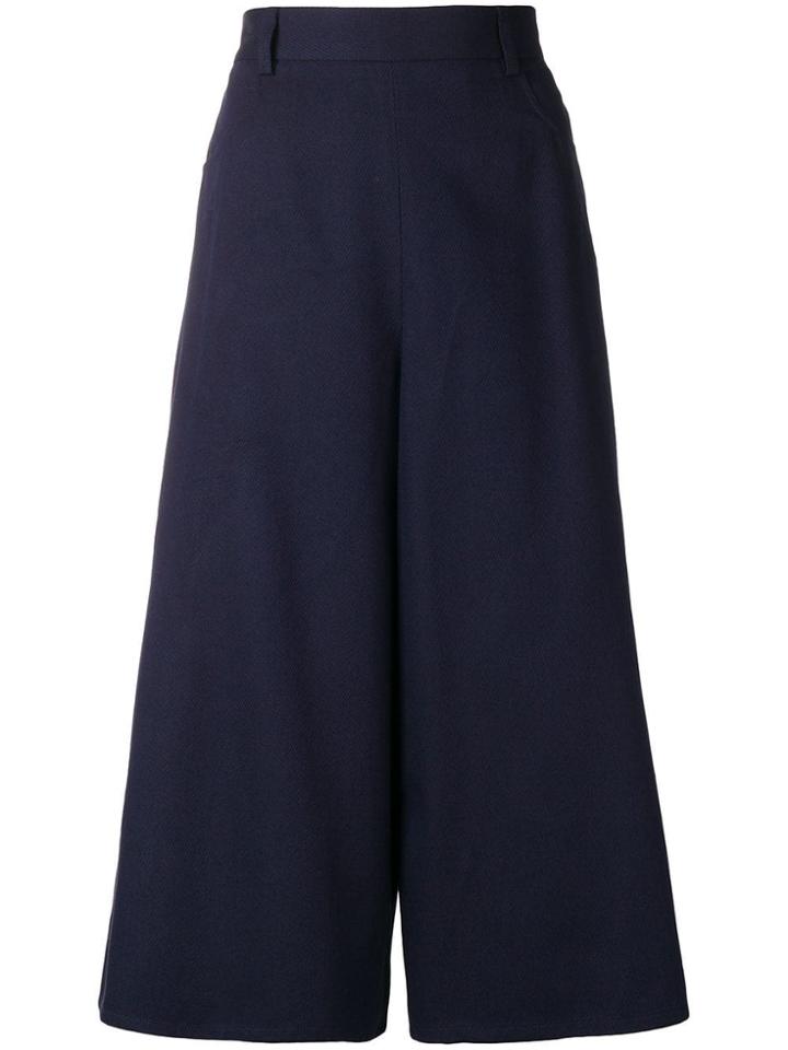 See By Chloé Wide-leg Culottes - Blue