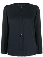 A.p.c. Long-sleeve Fitted Blouse - Blue