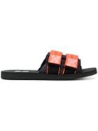 Off-white Industrial Slides - Yellow & Orange
