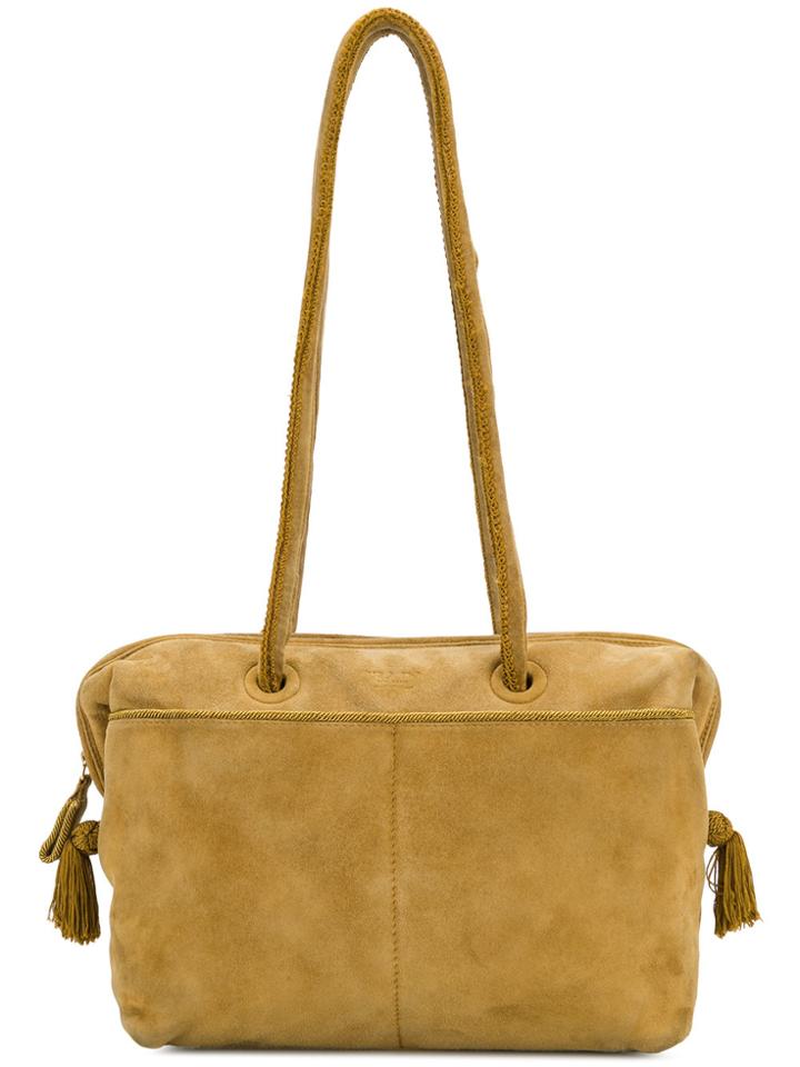 Prada Vintage Tassel Detail Shoulder Bag - Yellow & Orange