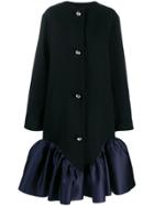 Christopher Kane Cupcake Twill Coat - Black