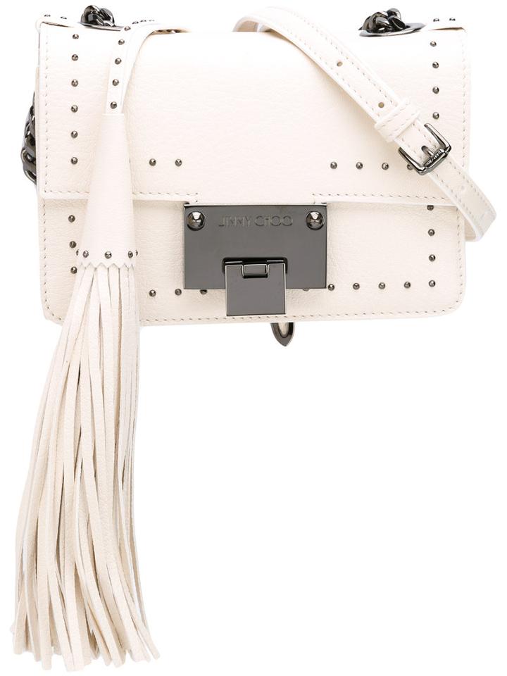 Jimmy Choo - Mini Rebel Soft Crossbody Bag - Women - Leather - One Size, Women's, White, Leather