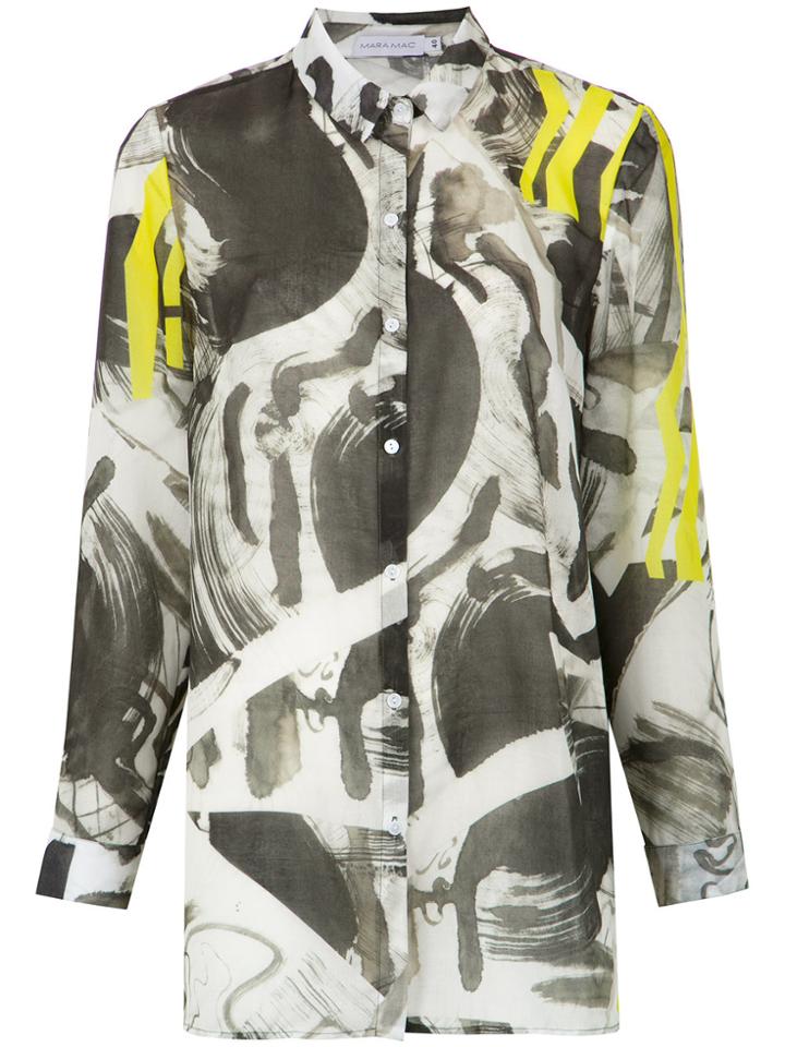 Mara Mac Abstract Print Shirt - Unavailable