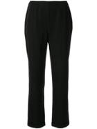 Chanel Pre-owned No Waistband Slim-fit Trousers - Black