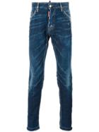 Dsquared2 Cool Guy Whiskered Effect Jeans - Blue