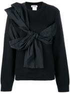 Brognano Knot Detail Sweatshirt - Black
